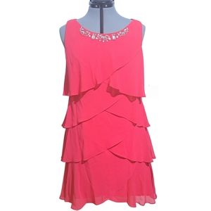 LAURA DARK PINK PROM WEDDING PARTY DRESS, L